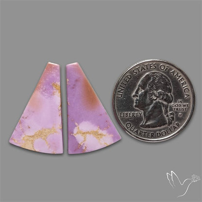 Phosphosiderite Cabochons Pair