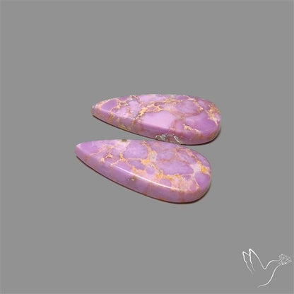 Phosphosiderite Cabochons Pair