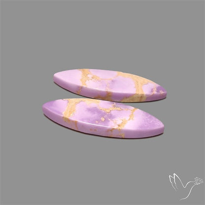 Phosphosiderite Cabochons Pair