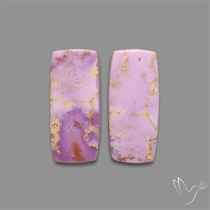 Phosphosiderite Cabochons Pair
