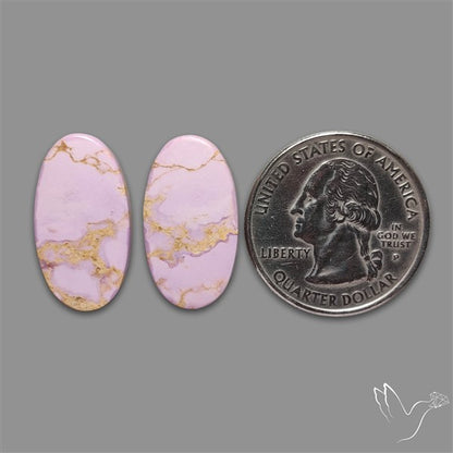 Phosphosiderite Cabochons Pair