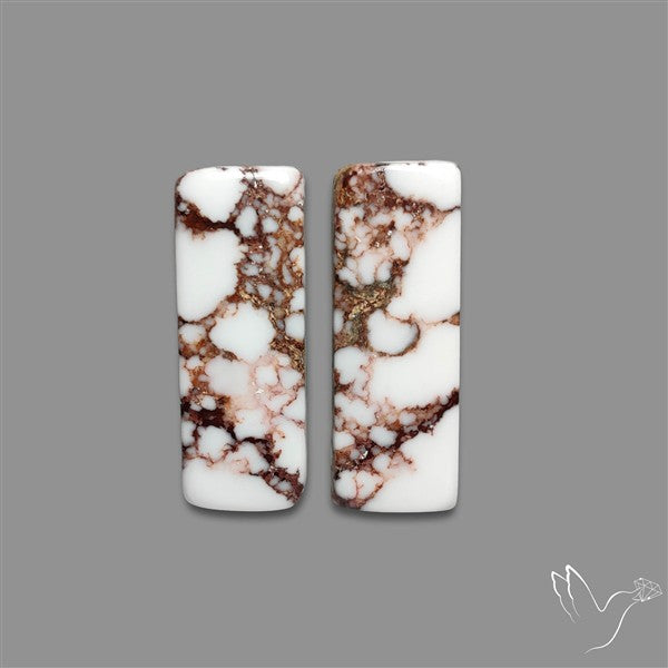 Wild Horse Jasper Cabochons Pair