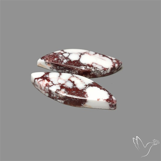 Wild Horse Jasper Cabochons Pair
