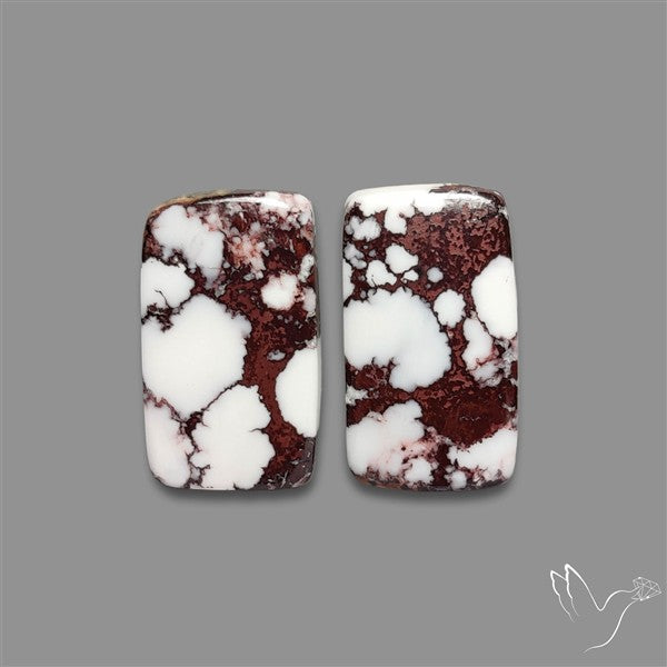 Wild Horse Jasper Cabochons Pair