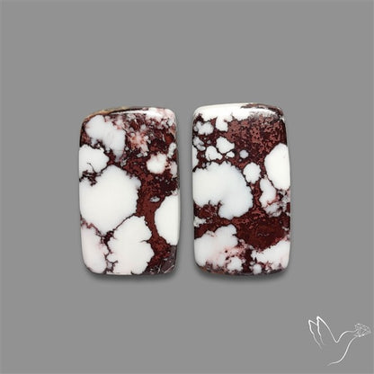 Wild Horse Jasper Cabochons Pair