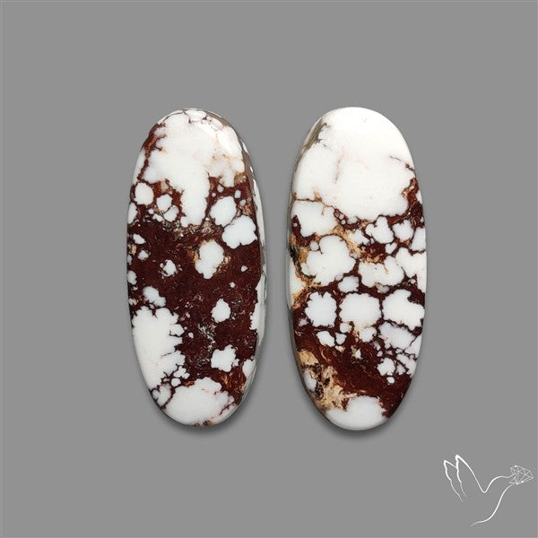 Wild Horse Jasper Cabochons Pair