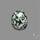 Rose Cut Chrome Diopside In Quartz