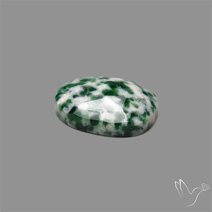 Rose Cut Chrome Diopside In Quartz