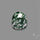 Rose Cut Chrome Diopside In Quartz