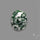 Rose Cut Chrome Diopside In Quartz