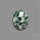 Rose Cut Chrome Diopside In Quartz