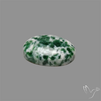 Rose Cut Chrome Diopside In Quartz