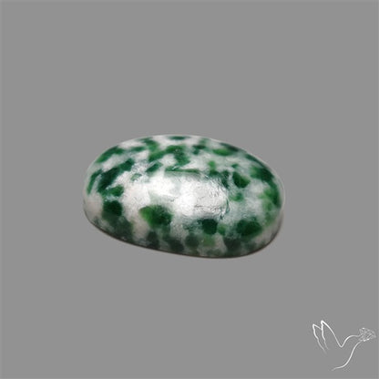 Rose Cut Chrome Diopside In Quartz