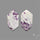 Rare Kammererite Cabochons Pair