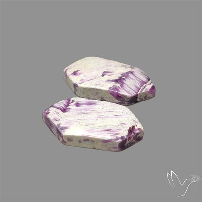 Rare Kammererite Cabochons Pair