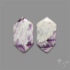 Rare Kammererite Cabochons Pair