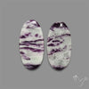 Rare Kammererite Cabochons Pair