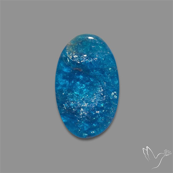 Neon Apatite Cabochon