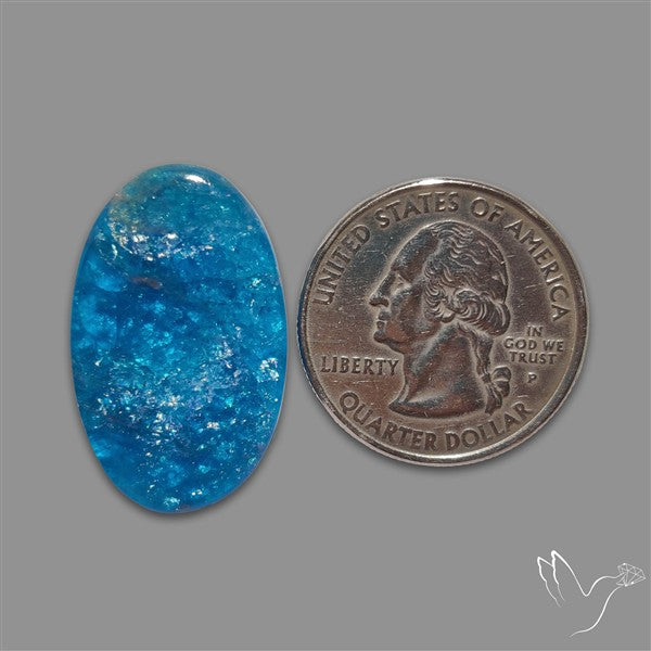 Neon Apatite Cabochon