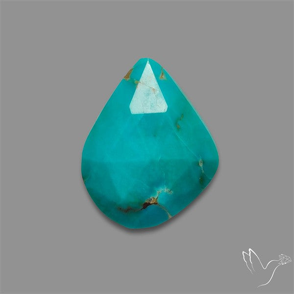 Rose Cut Kingman Turquoise