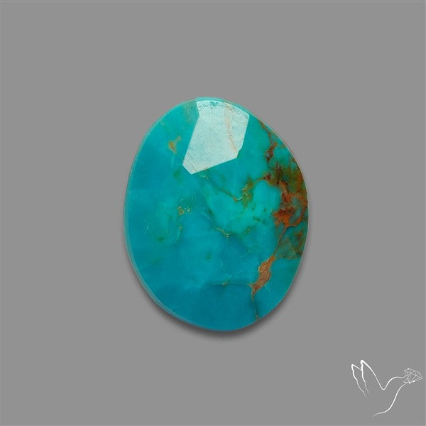 Rose Cut Kingman Turquoise