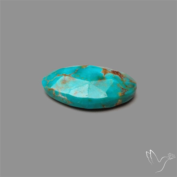 Rose Cut Kingman Turquoise