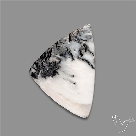 White Buffalo Turquoise Cabochon