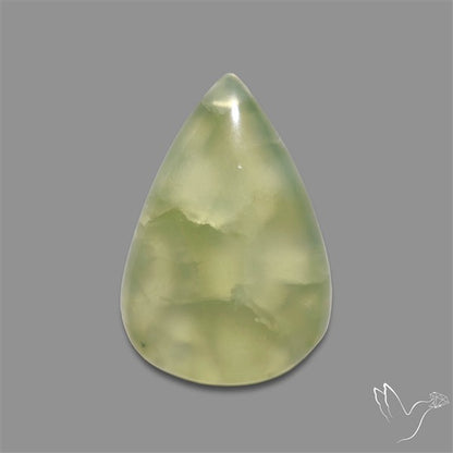 Gemmy Prehnite Cabochon Mint Green