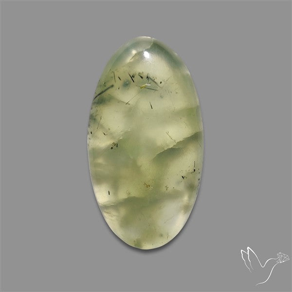 Gemmy Prehnite Cabochon Mint Green