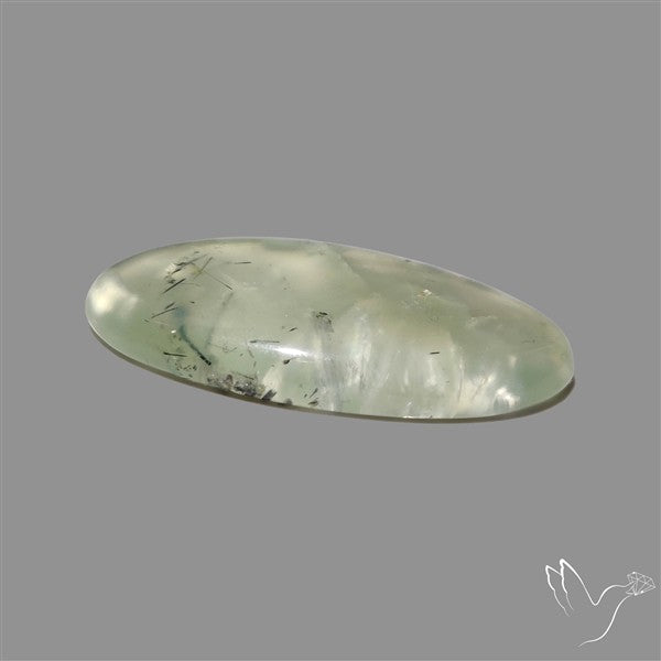 Gemmy Prehnite Cabochon Mint Green