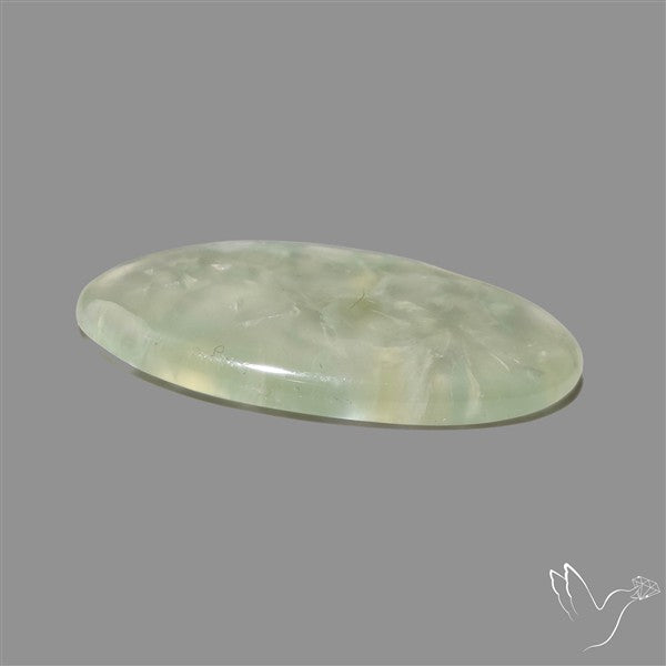 Gemmy Prehnite Cabochon Mint Green
