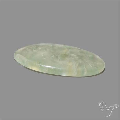 Gemmy Prehnite Cabochon Mint Green