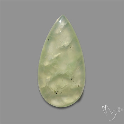 Gemmy Prehnite Cabochon Mint Green