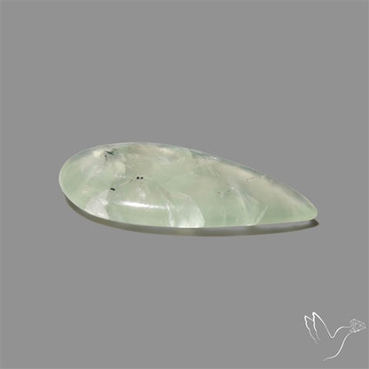 Gemmy Prehnite Cabochon Mint Green