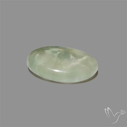 Gemmy Prehnite Cabochon Mint Green