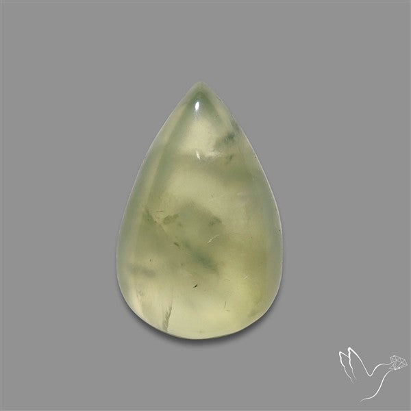 Gemmy Prehnite Cabochon Mint Green