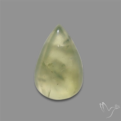Gemmy Prehnite Cabochon Mint Green