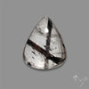 Black Tourmalinated Quartz Cabochon