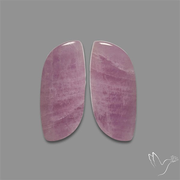 Pink Kunzite Pair