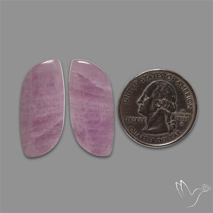 Pink Kunzite Pair