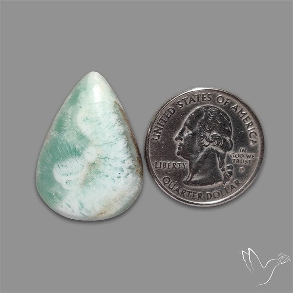 Blue Aragonite Cabochon