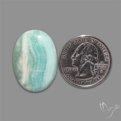 Blue Aragonite Cabochon
