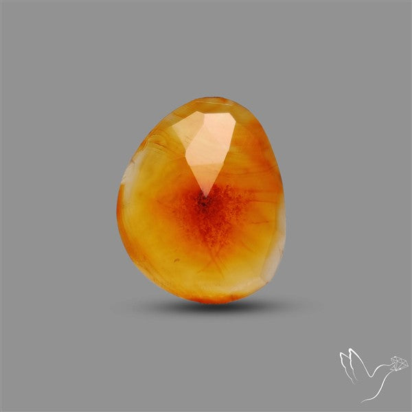 Rose Cut Carnelian Agate
