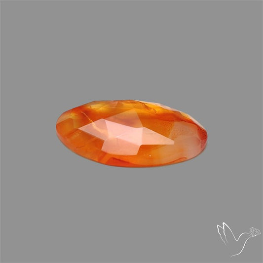 Rose Cut Carnelian Agate
