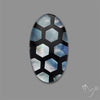 Artistic Mother Of Pearl Inlay Black Onyx With Quartz Doublet