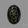 Crushed Opal Inlay Black Onyx With Quartz Doublet