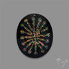 Crushed Opal Inlay Black Onyx With Quartz Doublet