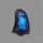 Deep Blue Labradorite Ghost Carving