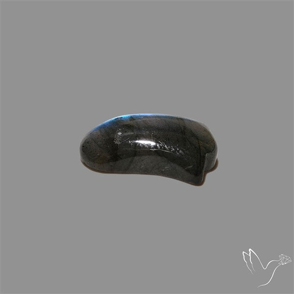 Deep Blue Labradorite Ghost Carving