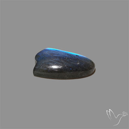Deep Blue Labradorite Ghost Carving